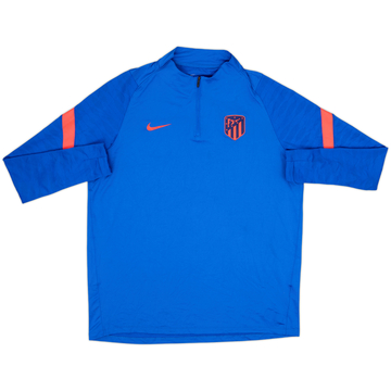 2021-22 Atletico Madrid Nike Haut d'entraînement 1/4 Zip - 10/10 - (XL)