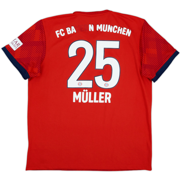 2018-19 Bayern Munich Maillot Domicile Muller #25 - 5/10 - (L)