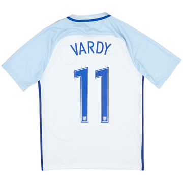 2016-17 England Maillot Domicile Vardy #11 - 8/10 - (S)