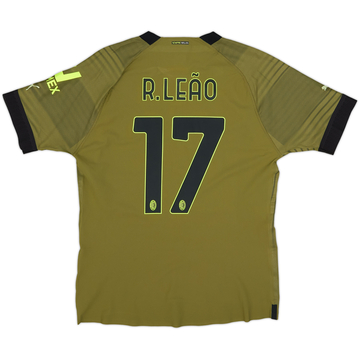 Maillot Third Authentique 2022-23 AC Milan R.Leao #17 (L)