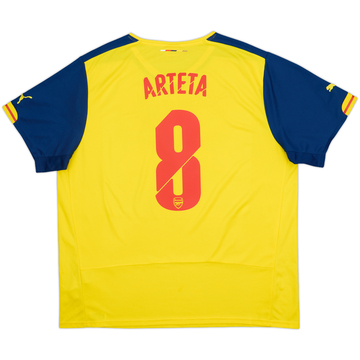 2014-15 Arsenal Maillot extérieur Arteta #8 - 8/10 - (XXL)