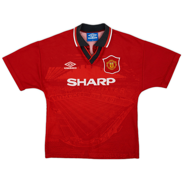 1994-96 Manchester United Maillot domicile - 8/10 - (L. Garçons)