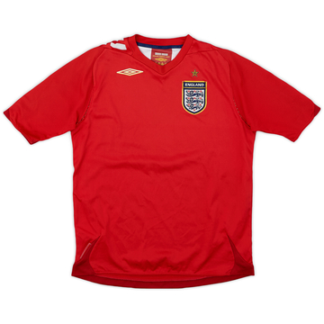 Maillot extérieur Angleterre 2006-08 - 6/10 - (Garçons L)