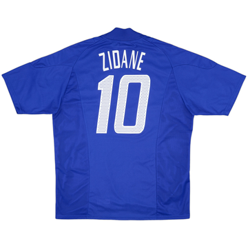 2002-04 France Maillot Domicile Zidane #10 - 9/10 - (L)