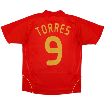 2007-09 Spain Maillot domicile Torres #9 - 7/10 - (XL.Boys)