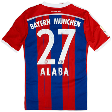 Maillot domicile Bayern Munich 2014-15 Alaba #27 - 5/10 - (XL.Boys)