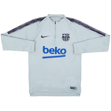 2018-19 Barcelona Nike Sweat-shirt 1/4 zip - 6/10 - (S)
