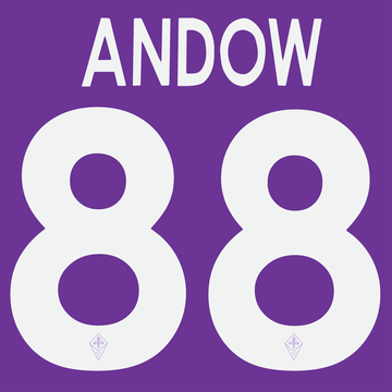 2013-14 Fiorentina Domicile Flocage Andow #88