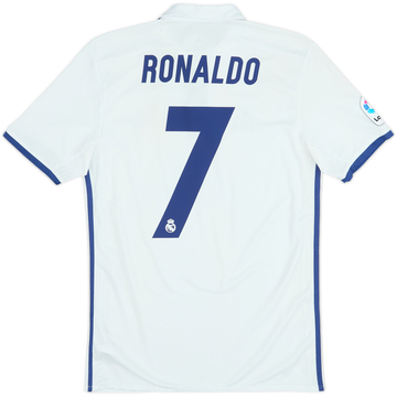 2016-17 Real Madrid Maillot Domicile Ronaldo #7 - 6/10 - (S)