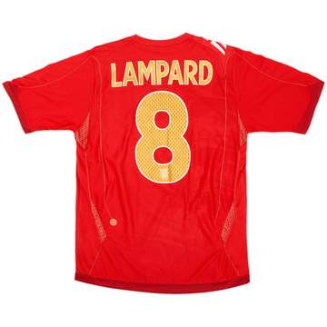 2006-08 England Maillot Extérieur Lampard #8 - 9/10 - (S)