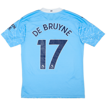 2020-21 Manchester City Maillot Domicile De Bruyne #17 - 7/10 - (S)
