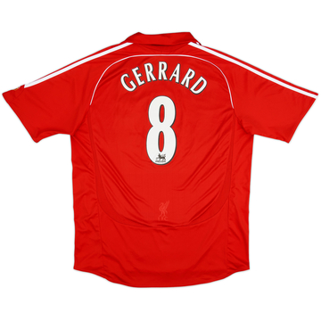 2006-08 Liverpool Maillot Domicile Gerrard #8 - 6/10 - (XL)