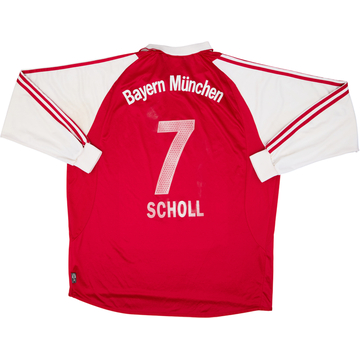 2003-04 Bayern Munich Maillot Domicile ML Scholl #7 - 5/10 - (XXL)