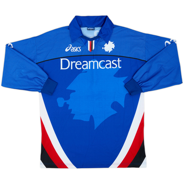 1999-00 Sampdoria Asics Maillot d'entraînement ML - 7/10 - (M)