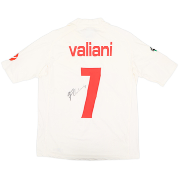 Maillot extérieur Rimini 2008-09 signé Valiani #7, porté en match