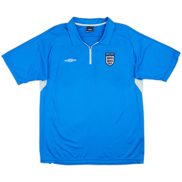 2004-06 England Umbro Polo 1/4 Zip - 6/10 - (L)