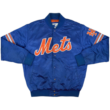 1990s New York Mets Starter Blouson universitaire en satin - 6/10 - (XL)