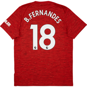 2020-21 Manchester United Maillot domicile B.Fernandes #18 - 8/10 - (S)