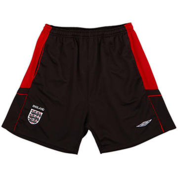 2001-02 England Umbro Short d'entraînement - 7/10 - (S)