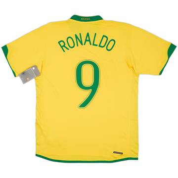2006-08 Brésil Maillot domicile Ronaldo #9 (M)
