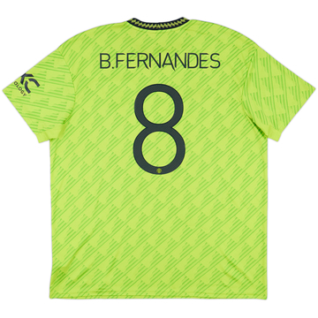 2022-23 Manchester United Maillot Third B.Fernandes #8 - 8/10 - (XXL)