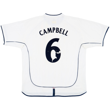 Maillot domicile England 2001-03 Campbell #6 - 5/10 - (XXL)