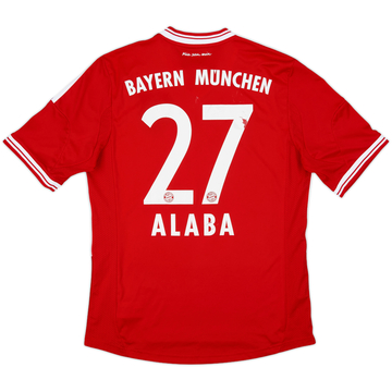 2013-14 Bayern Munich Maillot domicile Alaba #27 - 5/10 - (M)