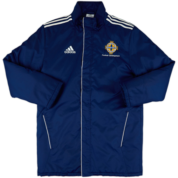2014-15 Northern Ireland Football Development adidas Manteau de banc rembourré - 9/10 - (S)