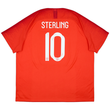 2018-19 England Maillot extérieur Sterling #10 - 9/10 - (3XL)