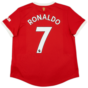 2021-22 Manchester United Maillot domicile Ronaldo #7 Femme XL