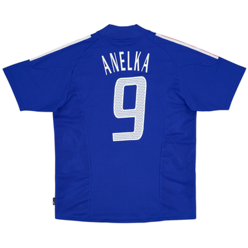 2002-04 France Maillot Domicile Anelka #9 - 7/10 - (M)