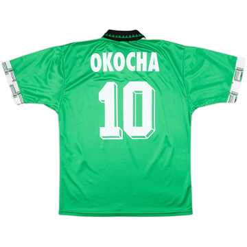 1994-95 Nigeria Maillot domicile Okocha #10 - 8/10 - (L)