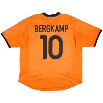 2000-02 Pays-Bas Maillot Domicile Bergkamp #10 - 8/10 - (XXL)