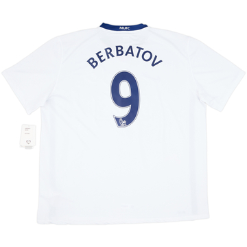 2008-10 Manchester United Maillot extérieur Berbatov #9 (XXL)