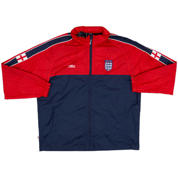 2000-02 England Umbro Veste de pluie à capuche - 5/10 - (XL)