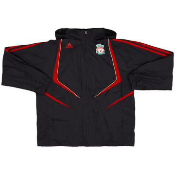 2009-10 Liverpool adidas Veste de pluie à capuche - 8/10 - (M.Boys)