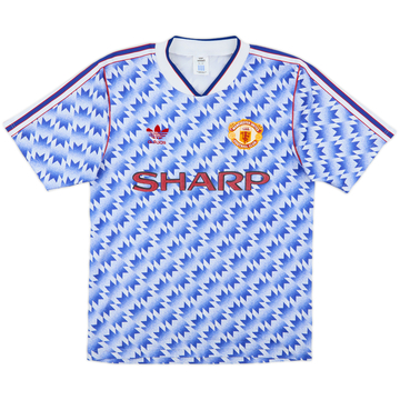 1990-92 Manchester United Maillot Extérieur - 6/10 - (S)