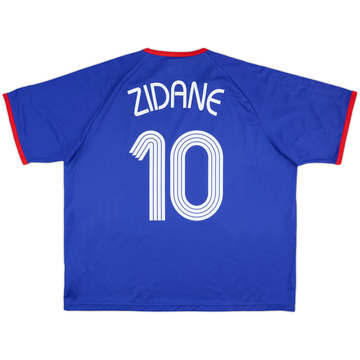 2006-07 France Maillot Domicile Basique Zidane #10