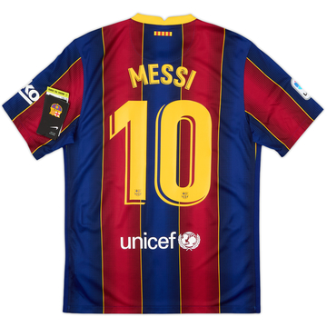 2020-21 Barcelona Maillot Domicile Messi #10 (M)
