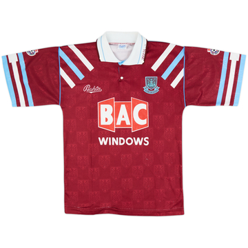 1991-92 West Ham Maillot Domicile - 8/10 - (S)