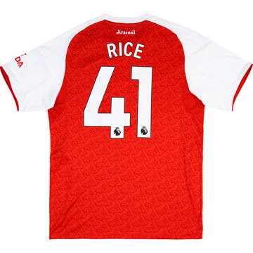 2025-26 Arsenal Maillot domicile Rice #41