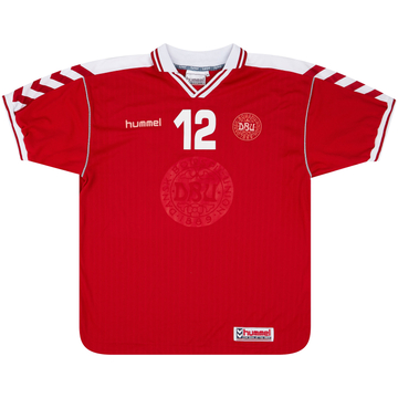 Maillot domicile 1999 Denmark U-21 porté en match #12 (contre l'Angleterre)