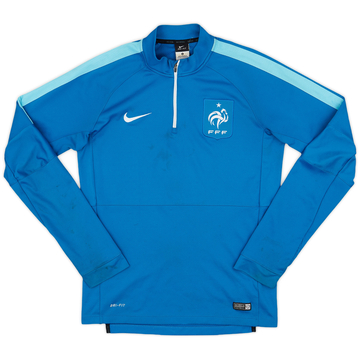 2014-15 France Nike Haut d'entraînement 1/4 Zip - 6/10 - (M)