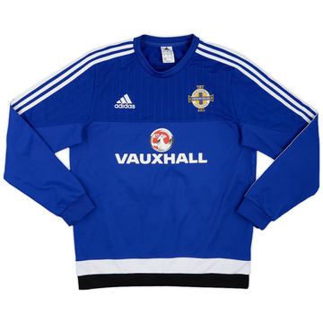 2015-16 Northern Ireland adidas Haut d'entraînement - 8/10 - (M)