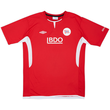 2013-14 Norvège Umbro Maillot d'entraînement #3 - 7/10 - (XL)