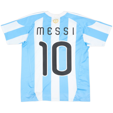 2010-11 Argentina Maillot domicile Messi #10 - 6/10 - (XL.Boys)