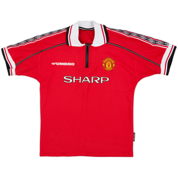 1998-00 Manchester United Maillot Domicile - 6/10 - (M.Boys)
