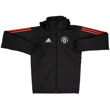 2017-18 Manchester United adidas Veste de pluie à capuche - 9/10 - (XS)