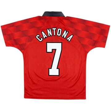 1996-98 Manchester United Maillot domicile Cantona #7 - 9/10 - (Y)