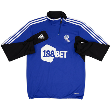 2012-13 Bolton adidas Haut d'entraînement 1/4 Zip - 8/10 - (L)